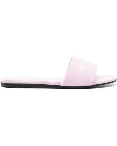 Givenchy Slippers Met Logoprint - Roze