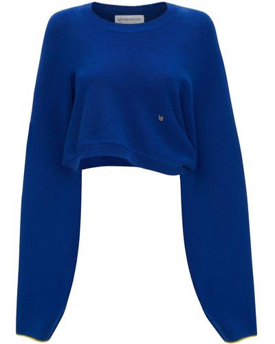 Victoria Beckham Gestrickter Pullover - Blau