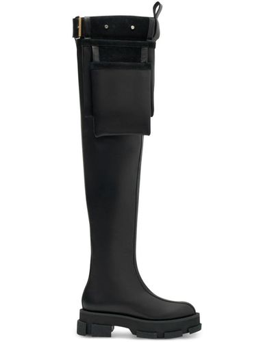 Dion Lee Gao Thigh-high Boots - Black
