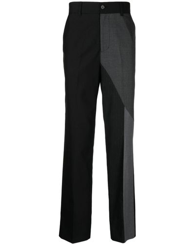 Feng Chen Wang Mid-rise Tailored Pants - Black