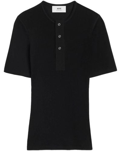 Ami Paris ラウンドネック Tシャツ - ブラック