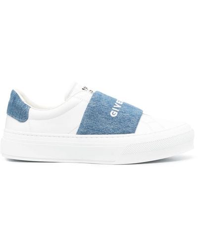 Givenchy 4g Motif Slip-on Sneakers - Blue