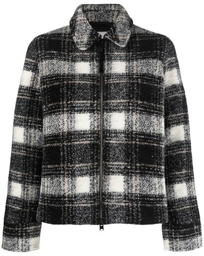 Woolrich Geruit Shirtjack - Zwart