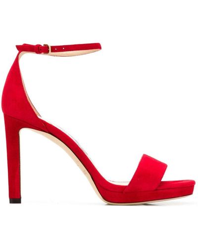 Jimmy Choo Misty 100 Sandals - Red