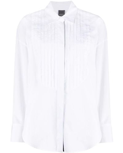Lorena Antoniazzi Ribbed Long-sleeved Shirt - White