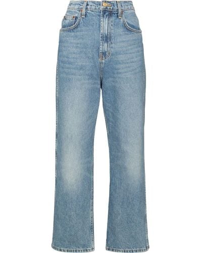 B Sides Jeans crop - Blu