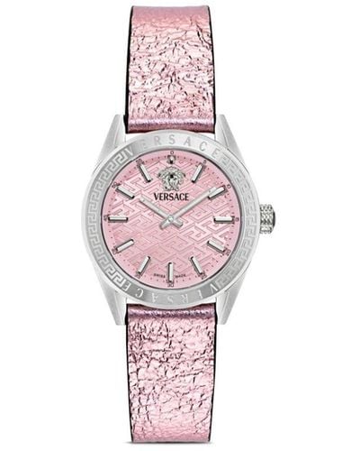 Versace Reloj V-Code de 36 mm - Rosa