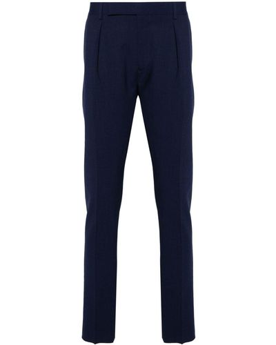 Paul Smith Pleat-detail Tailored Trousers - Blue