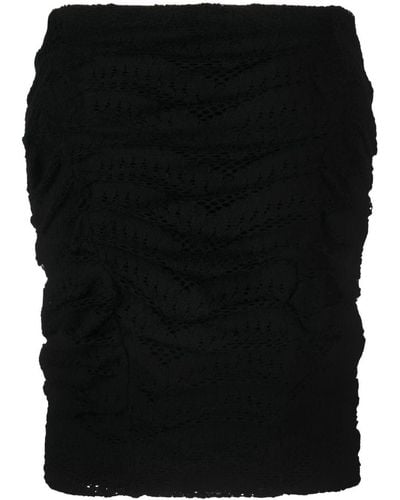 IRO Haut Mille à design de corset - Noir