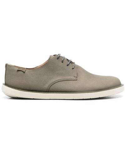 Camper Wagon Suede Derby Shoes - Grey