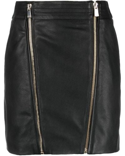 Pinko Zip-up Miniskirt - Black