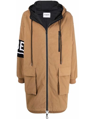 Iceberg Parka à logo imprimé - Multicolore