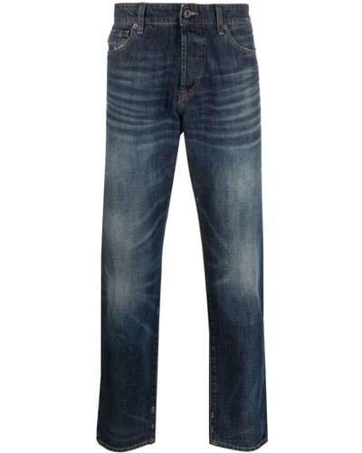 BOSS Mid-rise Straight Jeans - Blue