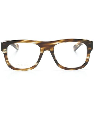 Gucci GG1509O Square-frame Sunglasses - Brown