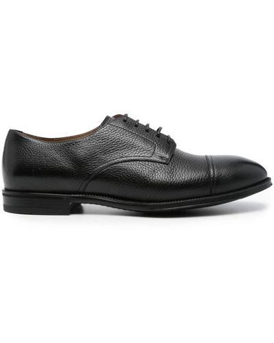 Henderson Leather Derby Shoes - Black