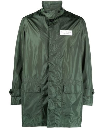Mackintosh A-line Torrential Packable Coat - Green