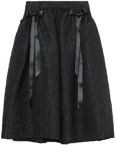 Simone Rocha Coqué-effect A-line Skirt - Black