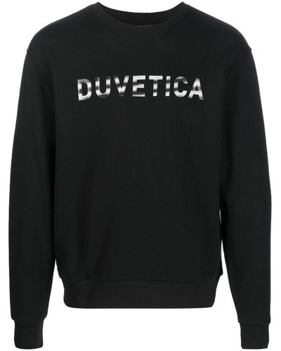 Duvetica ロゴ スウェットシャツ - ブラック