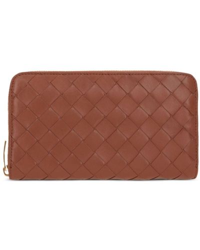 Bottega Veneta Intrecciato leather wallet - Marrone