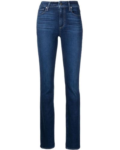 PAIGE Straight Jeans - Blauw