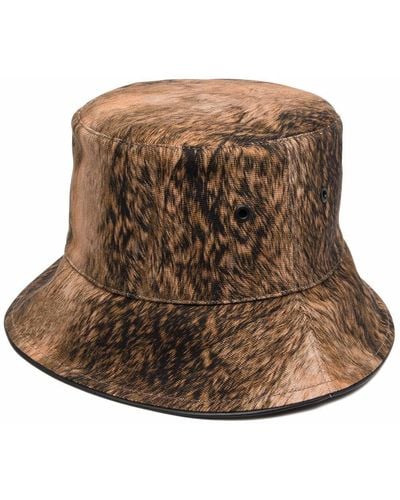 Burberry Sombrero de pescador estampado - Marrón