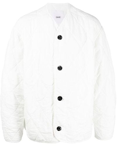 OAMC Quilted Button-down Jacket - White