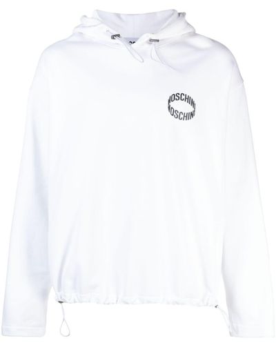 Moschino ロゴ オーガニックコットン スウェットシャツ - ホワイト