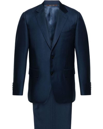 Canali Single-breasted Suit - Blue