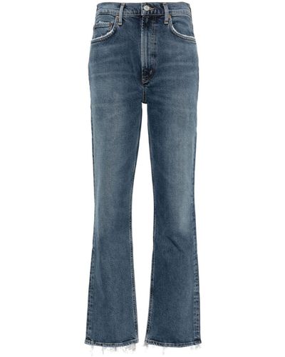 Agolde Straight Jeans - Blauw