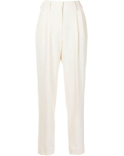 Blazé Milano High-rise Tapered Trousers - White