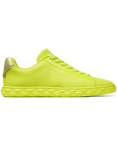 Jimmy Choo Diamond Light/m Low-top Trainers - Yellow