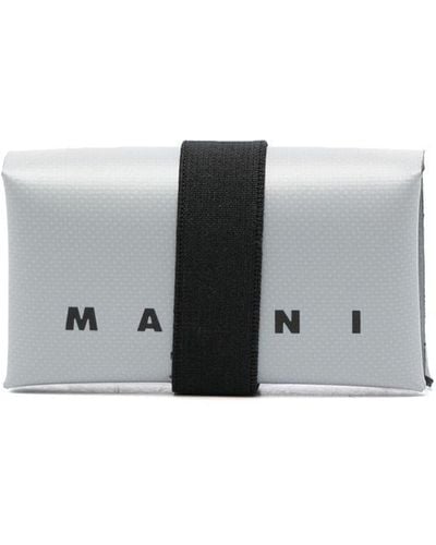 Marni Logo-print Folded Wallet - White
