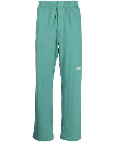 Advisory Board Crystals Logo-patch Detail Track Pants - Green