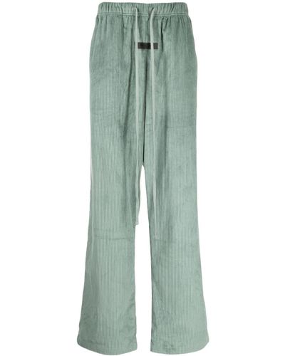 Fear Of God Drawstring Corduroy Track Trousers - Green