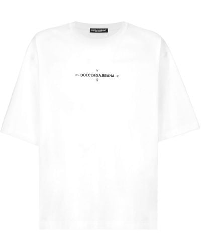 Dolce & Gabbana Camiseta con estampado Marina - Blanco