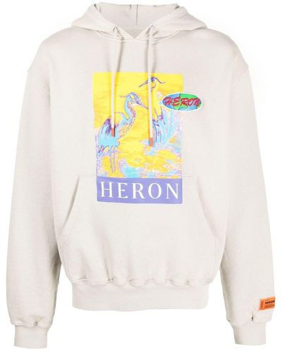 Heron Preston Logo-print Cotton Hoodie - Multicolour