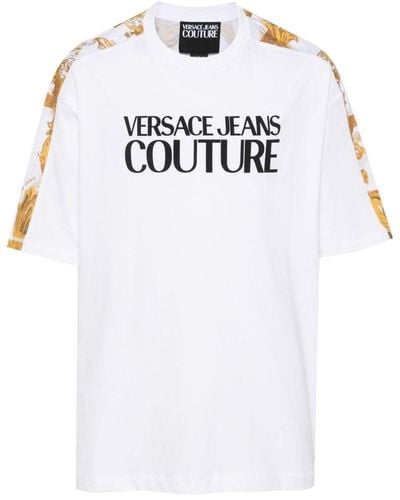 Versace Jeans Couture Logo-print Cotton T-shirt - ホワイト