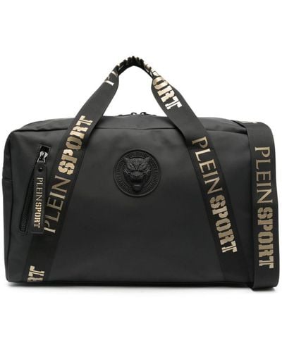 Philipp Plein Boston Logo-embossed Duffle Bag - Black