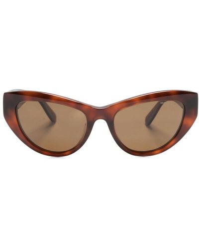 Moncler Modd Cat-Eye-Sonnenbrille - Braun