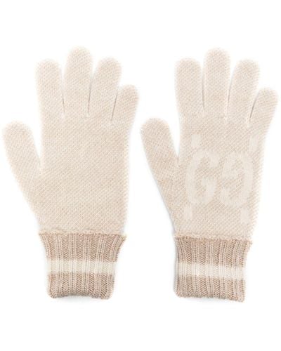 Gucci Handschuhe aus Kaschmir - Weiß