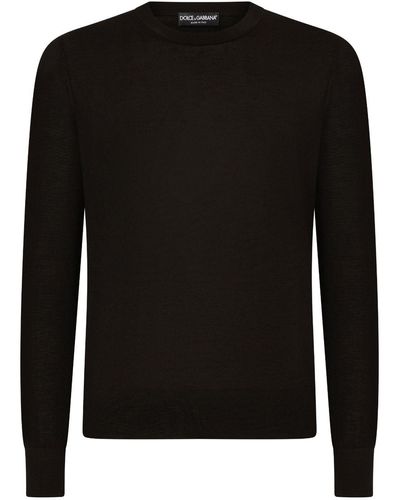 Dolce & Gabbana ドルチェ&ガッバーナ スリムフィット セーター - ブラック