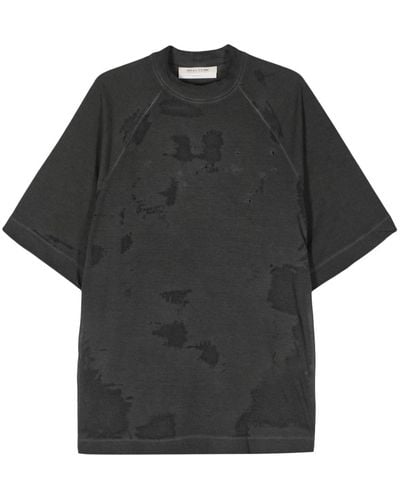 1017 ALYX 9SM Distressed Short-sleeve T-shirt - Black