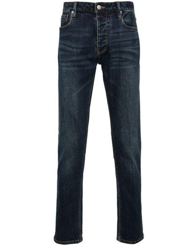 Emporio Armani J75 Low-rise Slim-fit Jeans - Blue