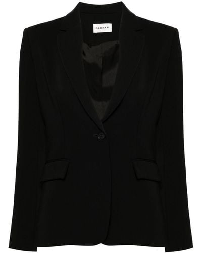 P.A.R.O.S.H. Single-breasted Tailored Blazer - Black