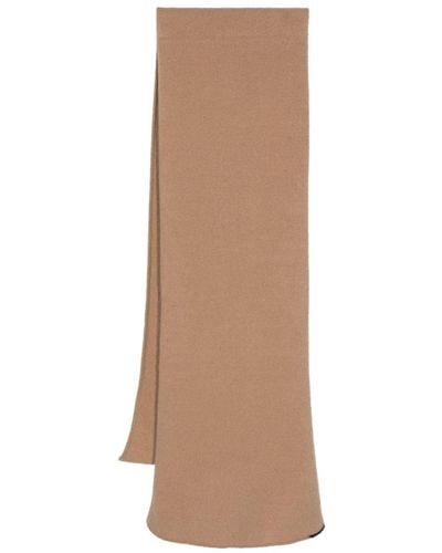 Semicouture Virgin Wool-cashmere Scarf - Brown