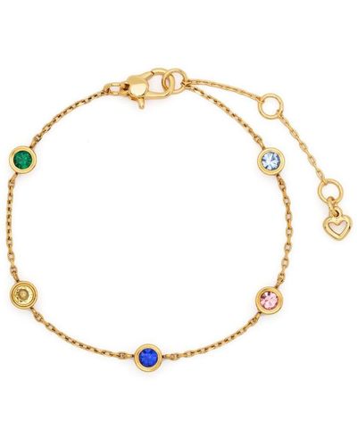 Kate Spade Bracelet Rainbow Dot Linear - Métallisé