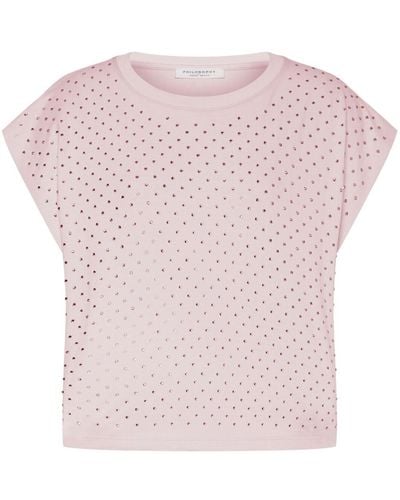 Philosophy Di Lorenzo Serafini Philosophy By Lorenzo Serafini T-Shirts And Polos - Pink