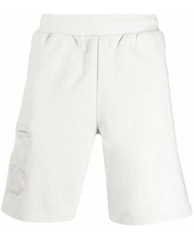 A_COLD_WALL* Pantalones cortos de deporte con logo bordado - Blanco