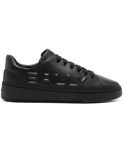 Bally Sneakers mit Logo-Prägung - Schwarz