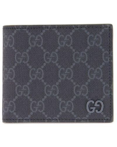 Gucci Portemonnaie mit GG - Blau